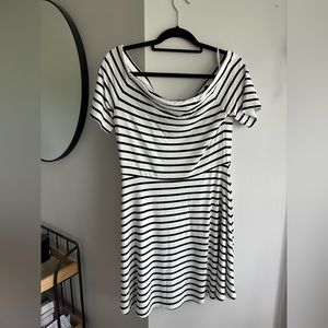 Off the shoulder mini dress